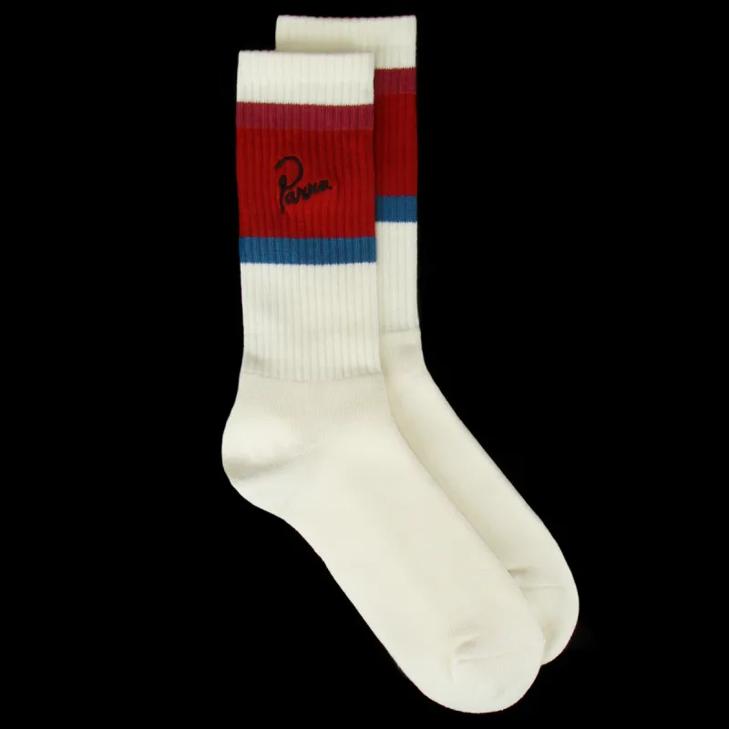 Signature Striped Crew Socks sold by Premier