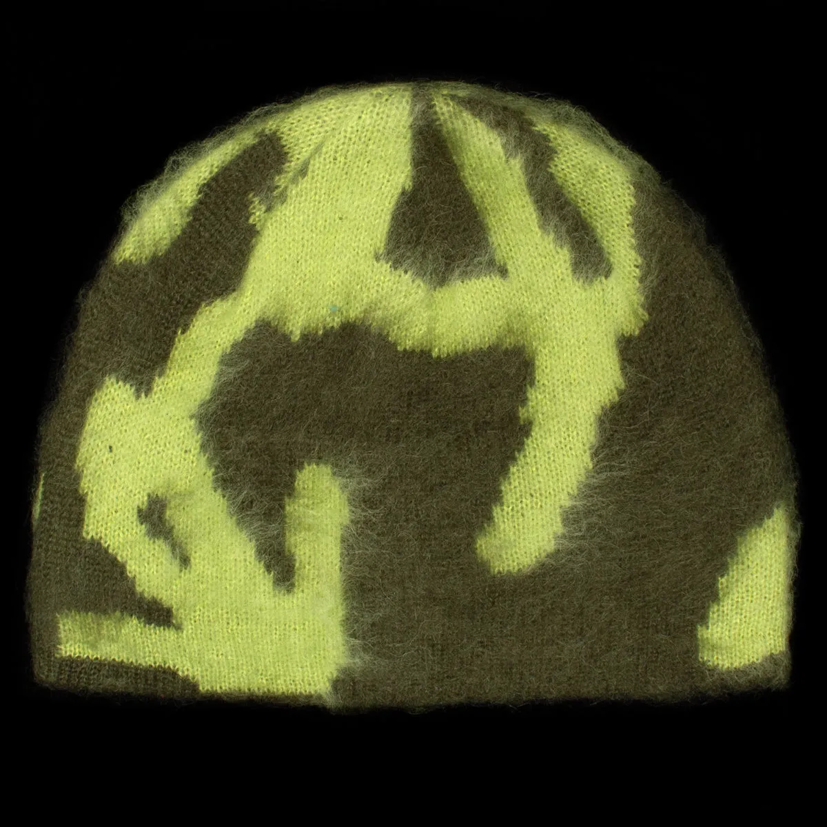 Mohair Burly Runningman Beanie sold by Premier