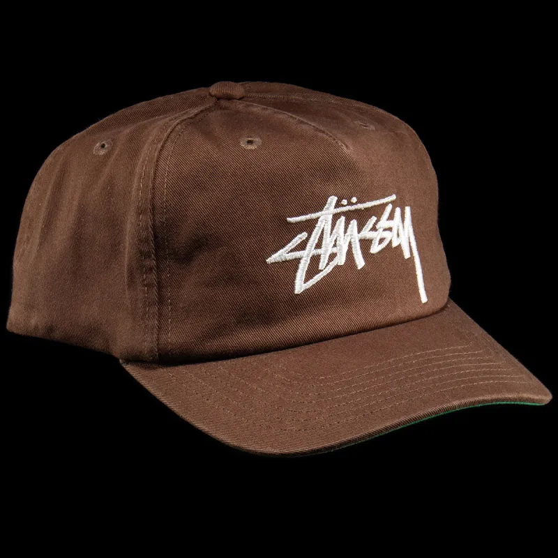 Big Stock Mid Depth Cap made by Stussy