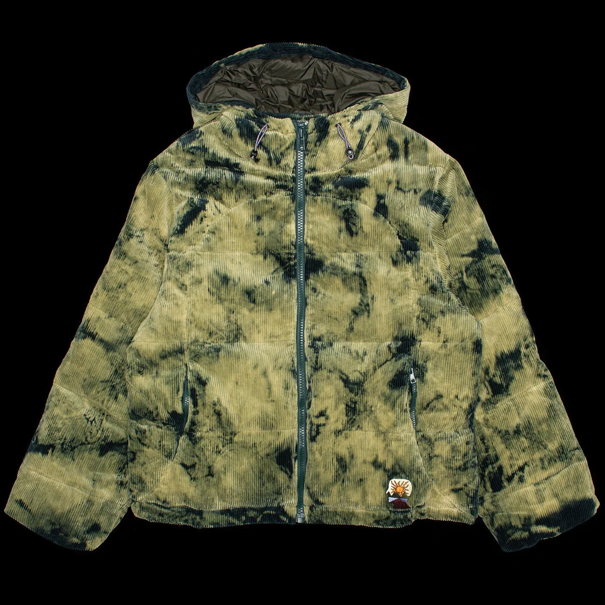 Bleach Dyed Dimension Puffer Jacket sold by Premier