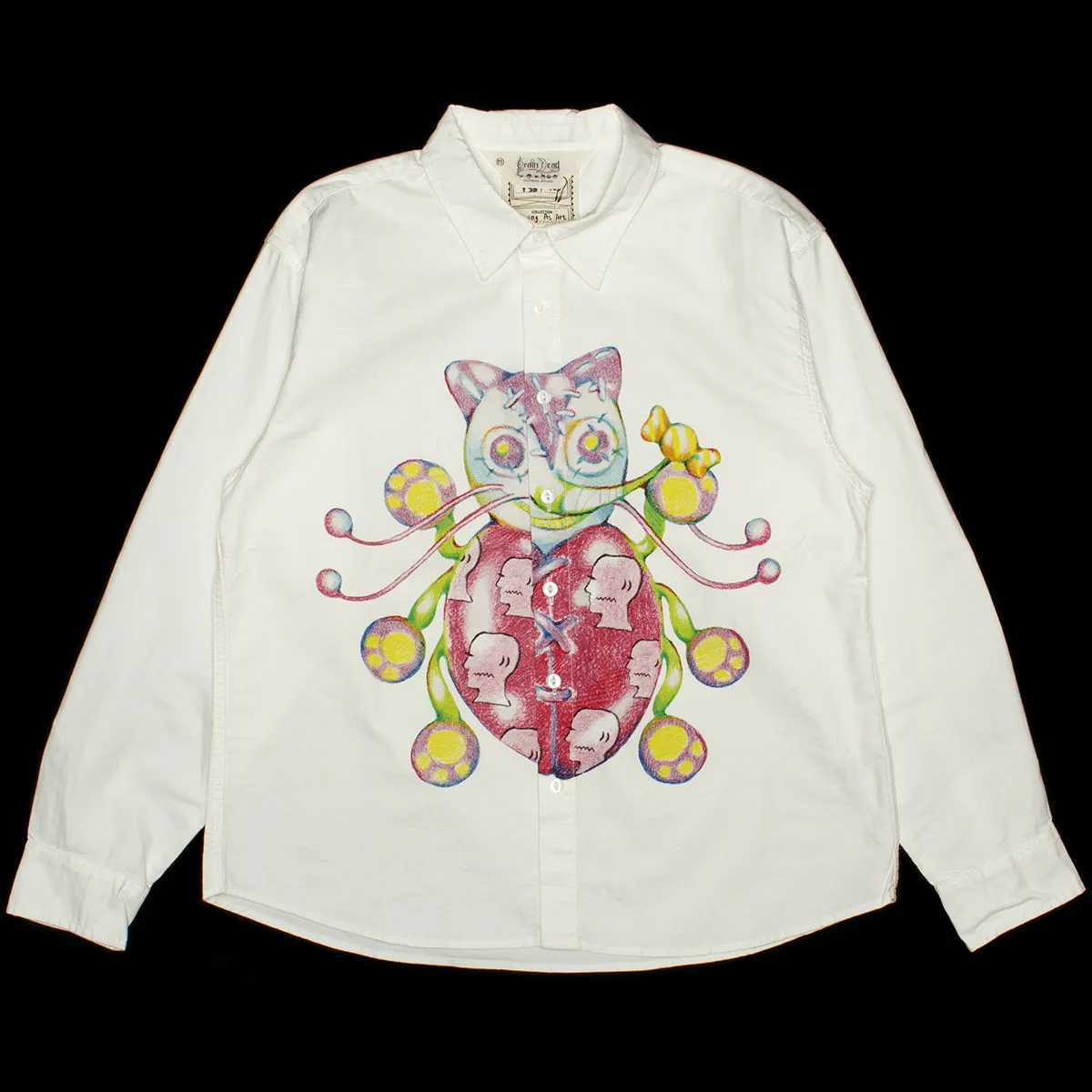 Gaspar Heart Button-Up Oxford Shirt sold by Premier