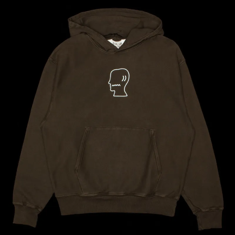 3D Embroidered Logohead Garment Dyed Hoodie sold by Premier