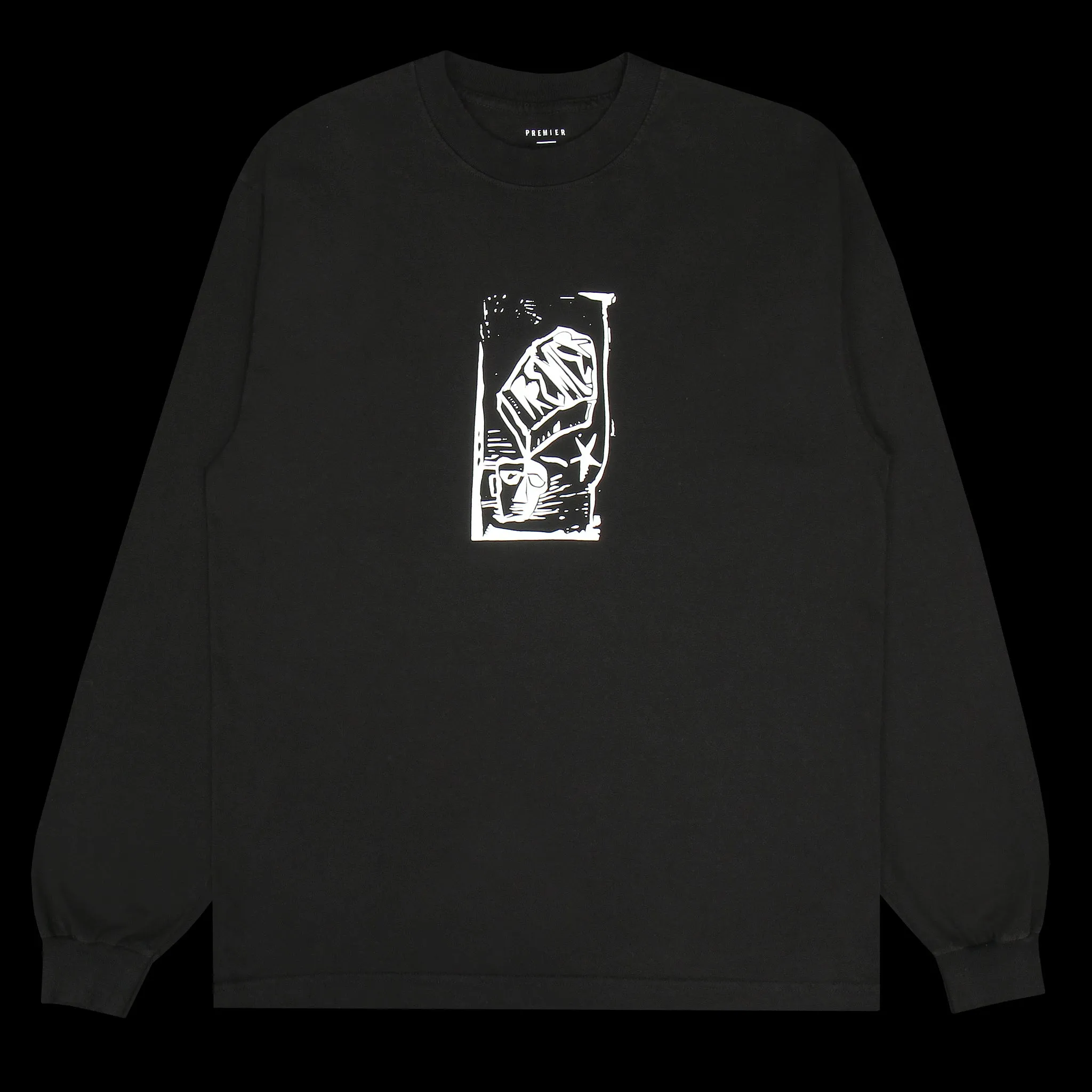 Linocut L/S T-Shirt sold by Premier