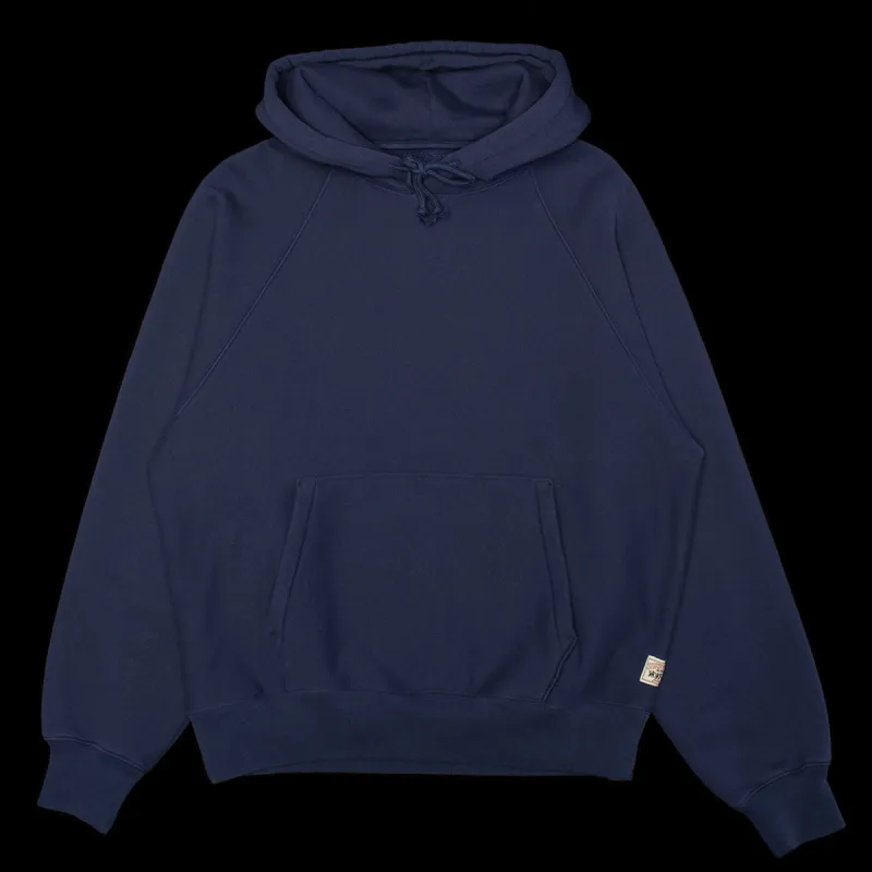 Fleece Raglan Hoodie made by Stussy