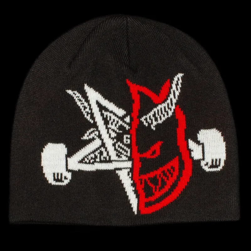 Thrash & Burn x Spitfire Skully Beanie sold by Premier