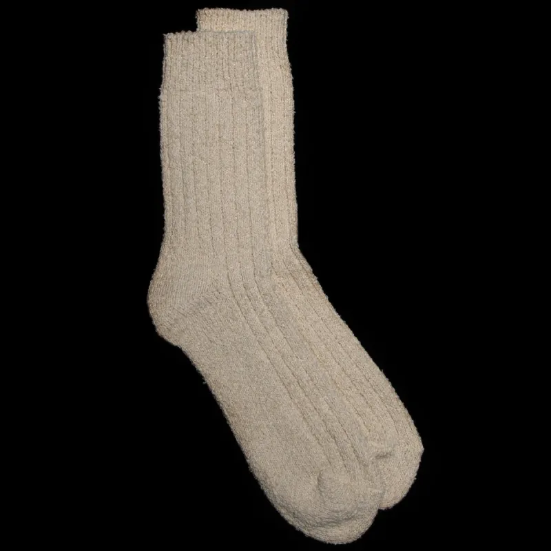 Recycled Cotton Boucle Crew Sock sold by Premier