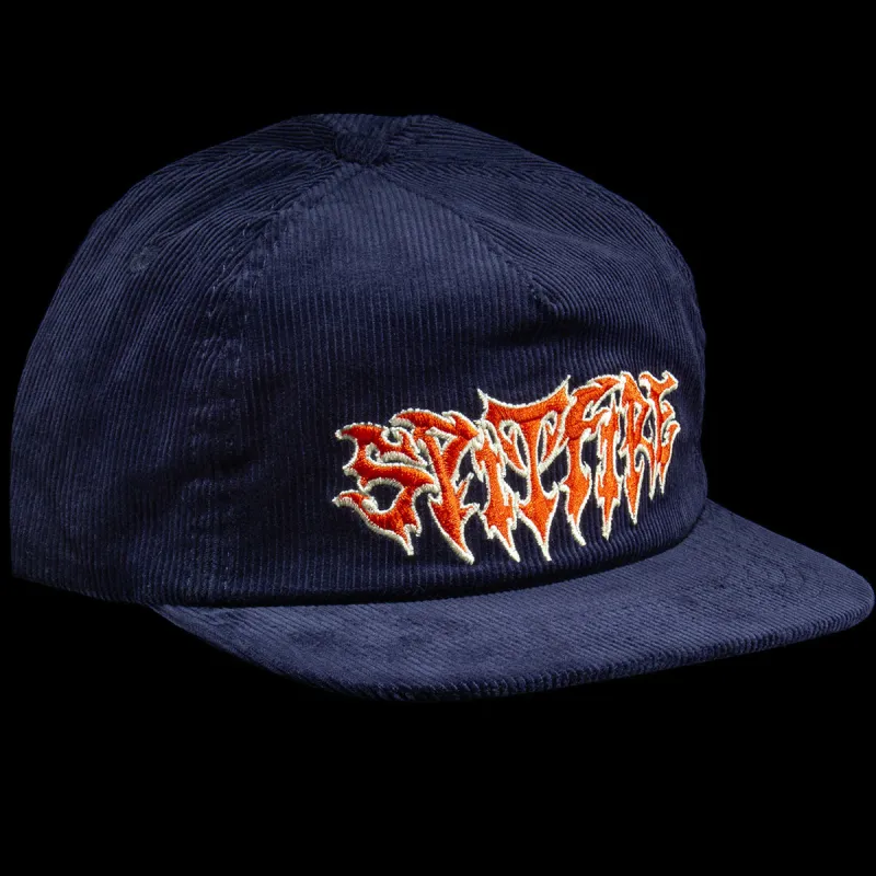 Demon Script Corduroy Hat made by Spitfire