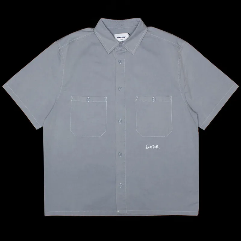 Contrast Stitch S/S Shirt made by Butter