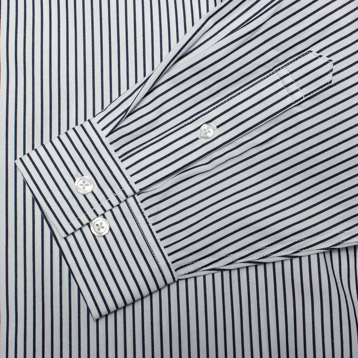 Striped Poplin Shirt sold by Premier product image thumbnail 4