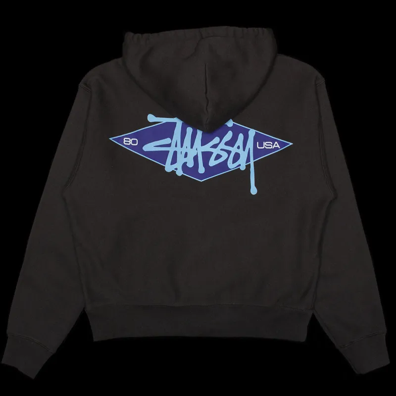 Basic Diamond Zip Hoodie made by Stussy