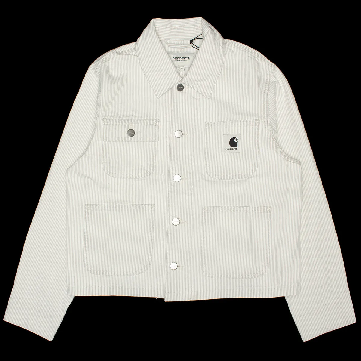 Women's Mercer Stripe Chore Coat sold by Premier