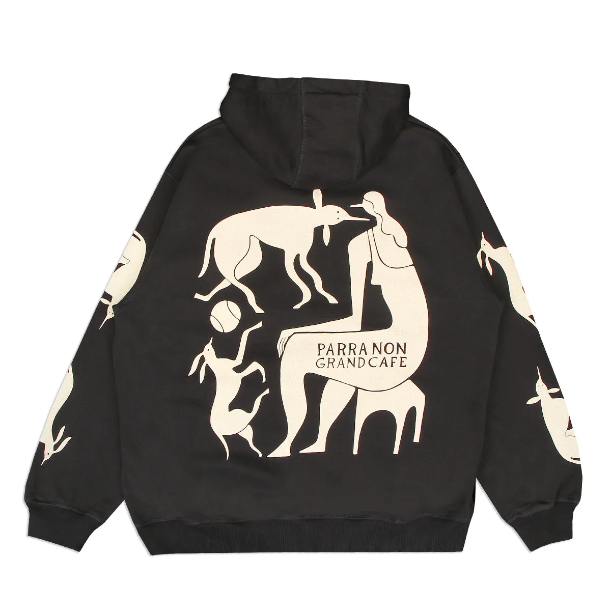 Non Grand Cafe Hooded Sweatshirt sold by Premier product image thumbnail 3