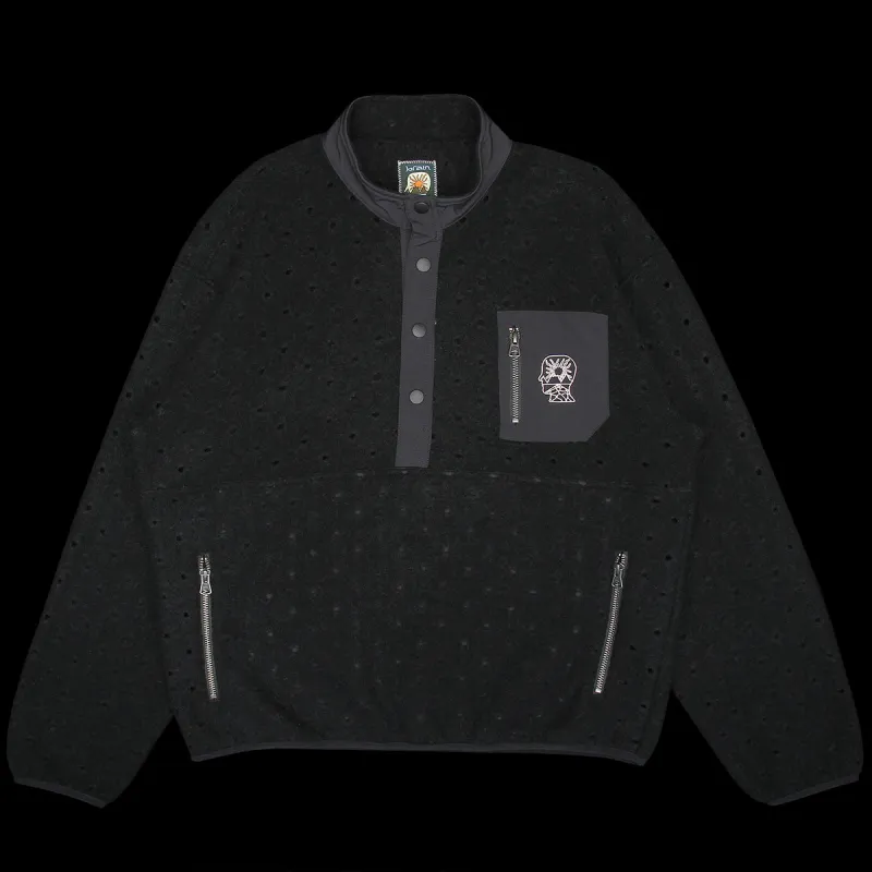 Hole Mock Neck Pullover made by Brain Dead