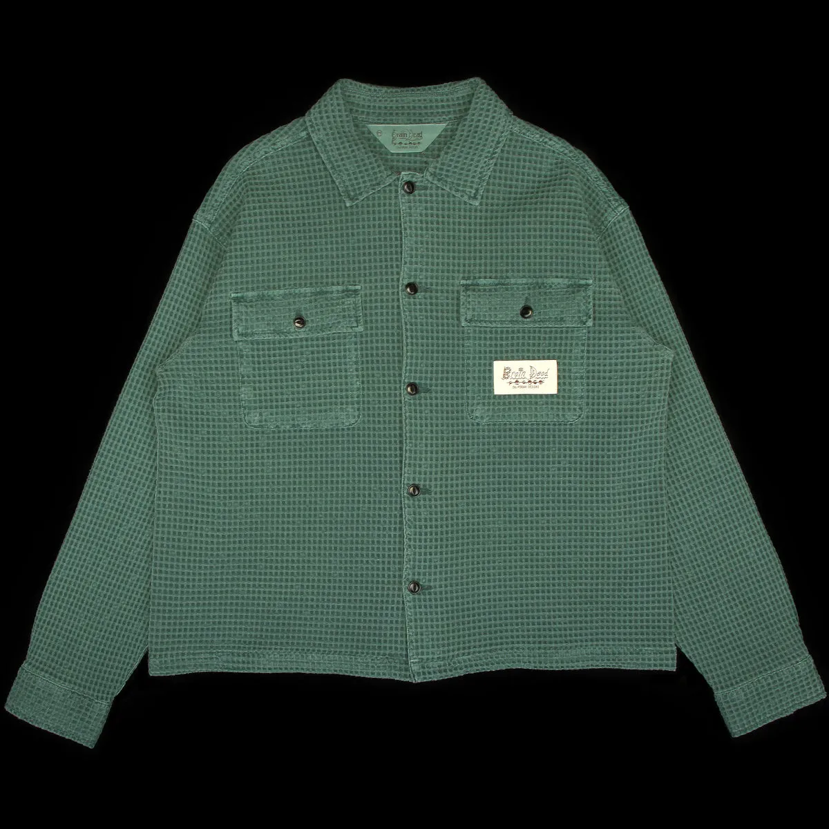 Waffle Button Front Shirt sold by Premier
