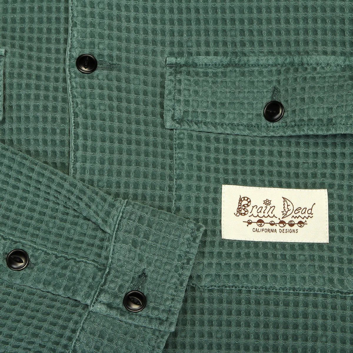 Waffle Button Front Shirt sold by Premier product image thumbnail 2