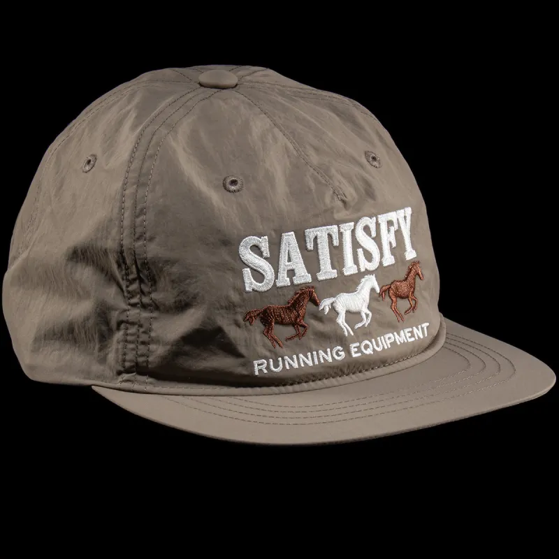 FliteSilk 5-Panel Pinch Cap made by Satisfy Running