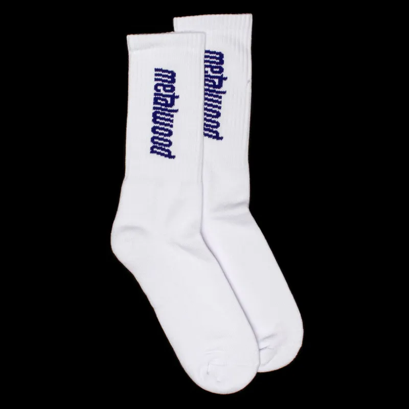 Metal Logo Crew Sock made by Metalwood Studios