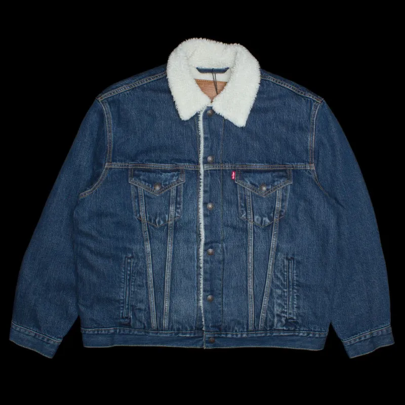 Vintage Fit Sherpa Trucker Jacket sold by Premier