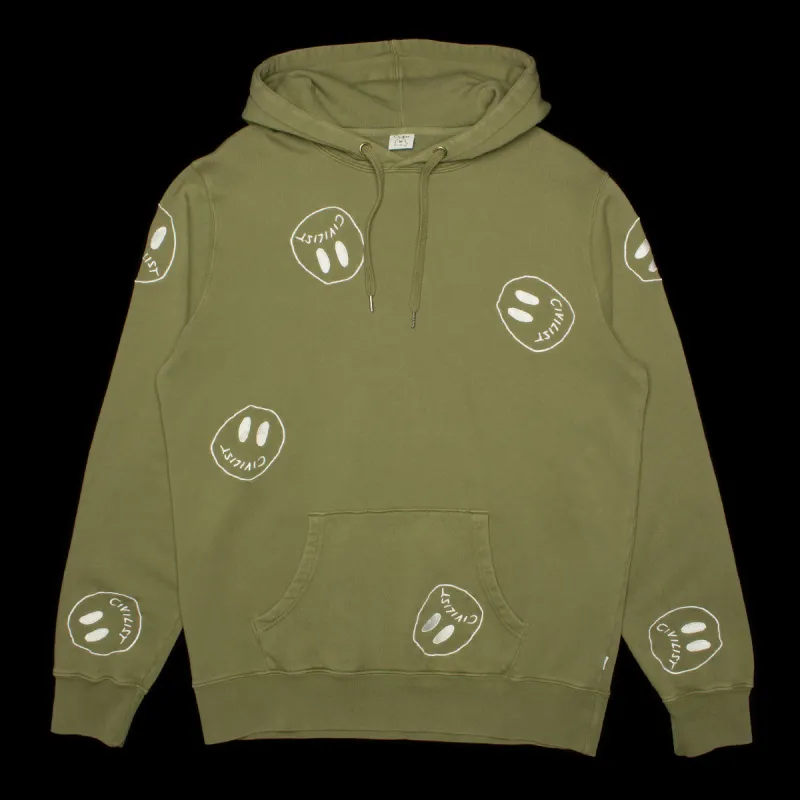 Allover Smiler Hoodie sold by Premier