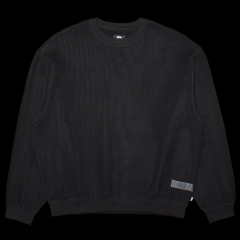 Cotton Mesh L/S Crew sold by Premier