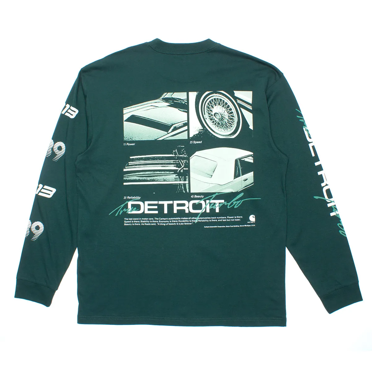 L/S Detroit Turbo T-Shirt sold by Premier product image thumbnail 3