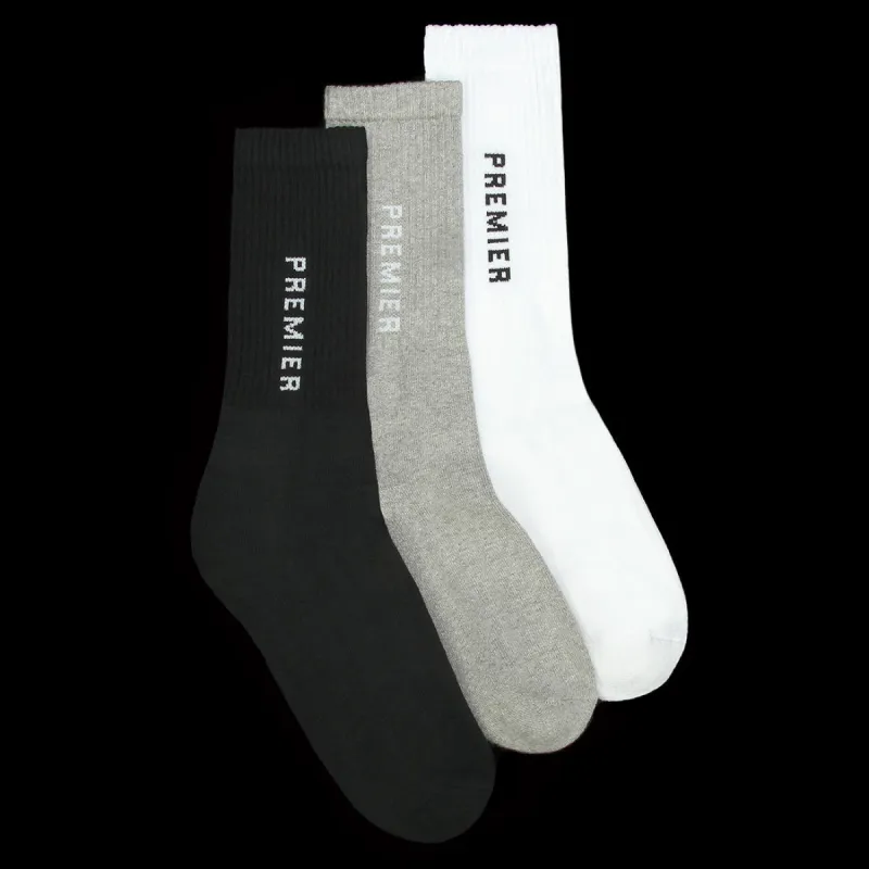 Logo Crew Sock (3 Pack) sold by Premier