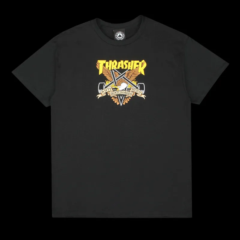 Thrasher x Anti Hero - Eaglegram T-Shirt sold by Premier