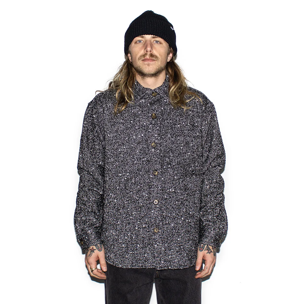 Herringbone Heavyweight Flannel Overshirt sold by Premier product image thumbnail 5