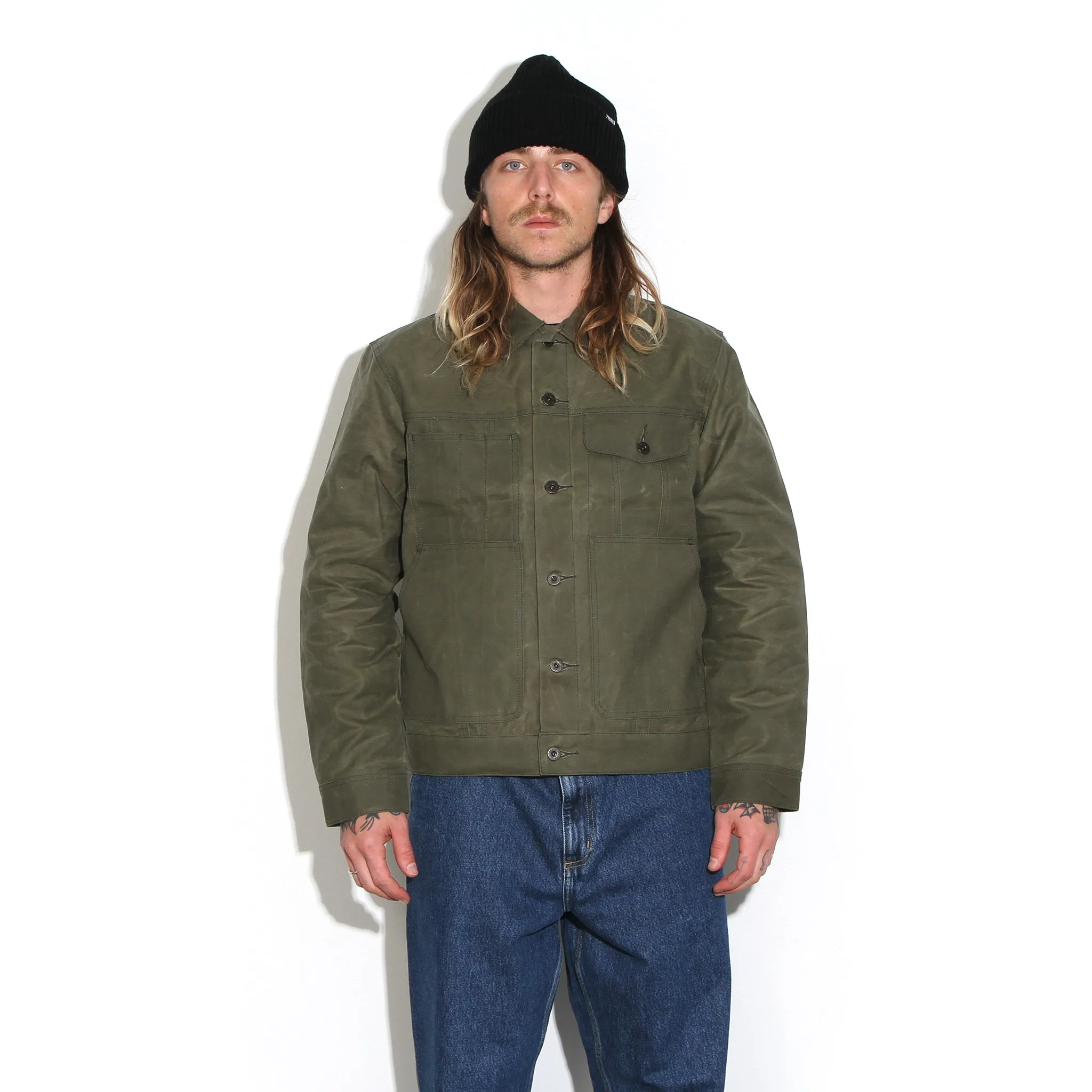 Tin Cloth Short Lined Cruiser Jacket sold by Premier product image thumbnail 4
