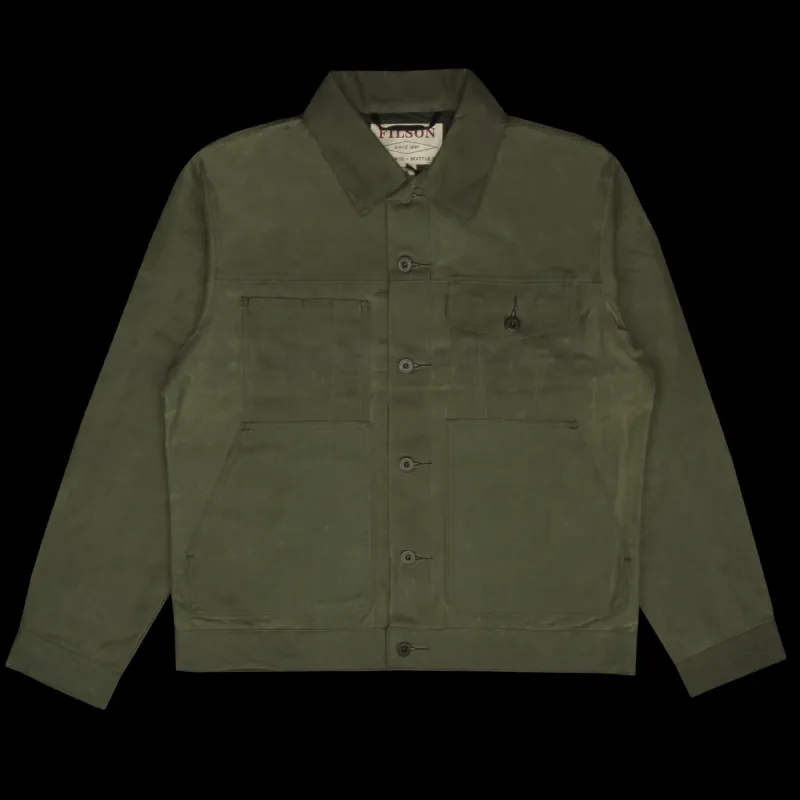 Tin Cloth Short Lined Cruiser Jacket sold by Premier