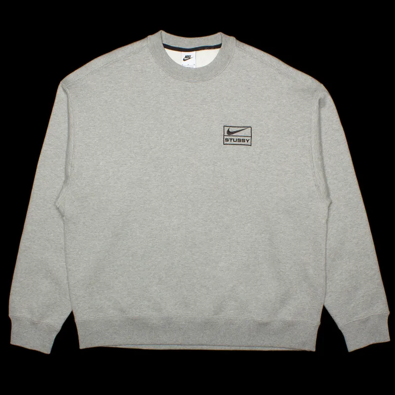 Nike x Stussy Washed Fleece Crewneck sold by Premier