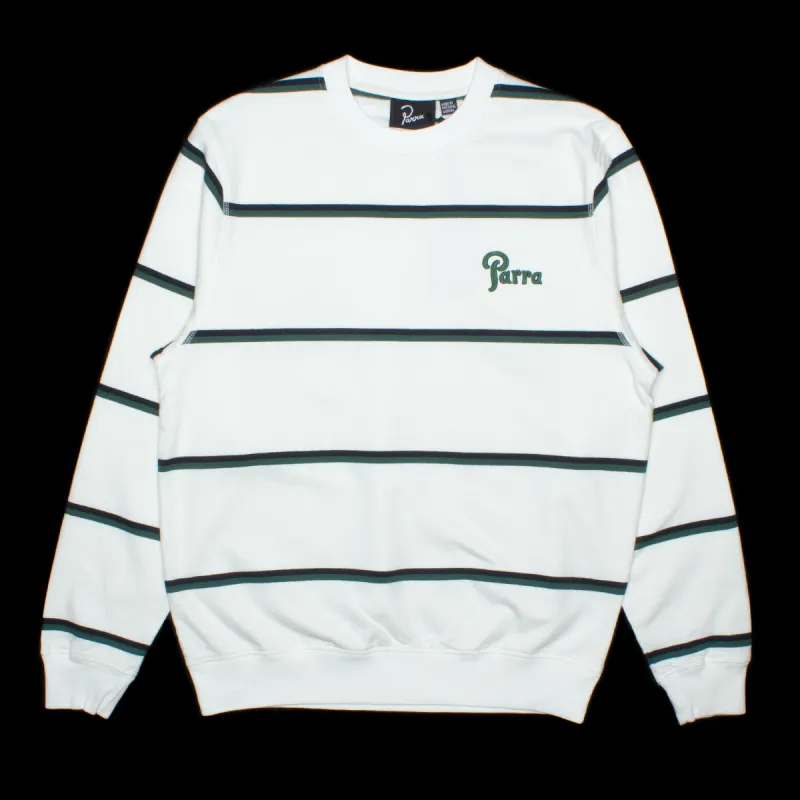 Fancy Logo Striped Crewneck sold by Premier