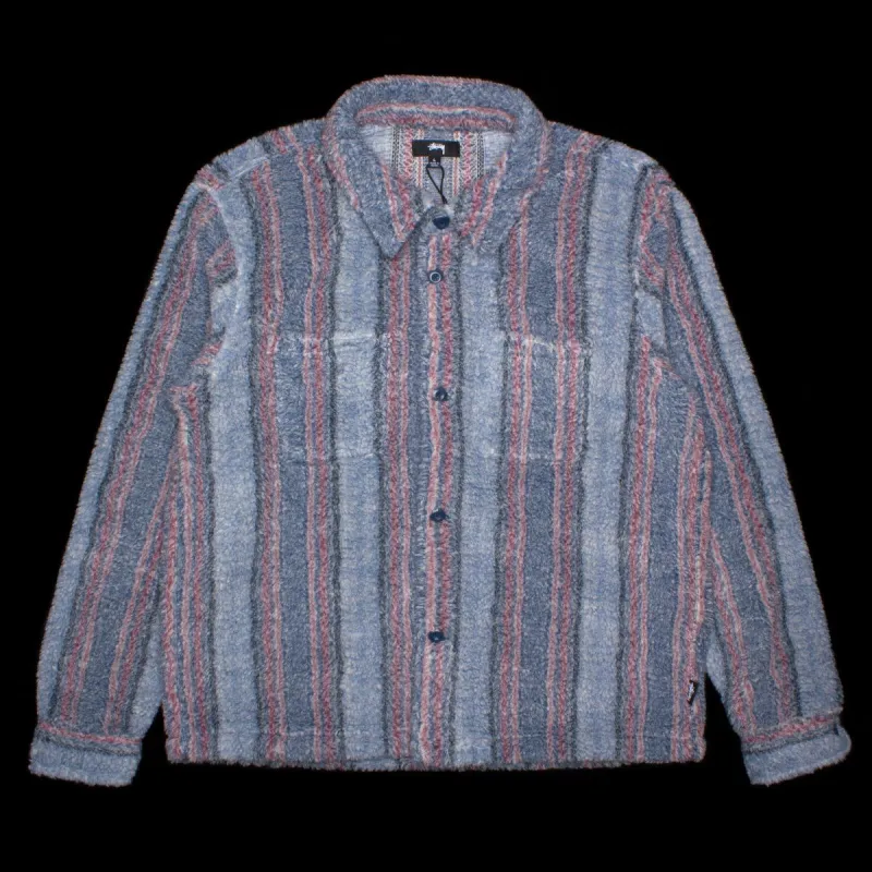 Stripe Sherpa Shirt sold by Premier