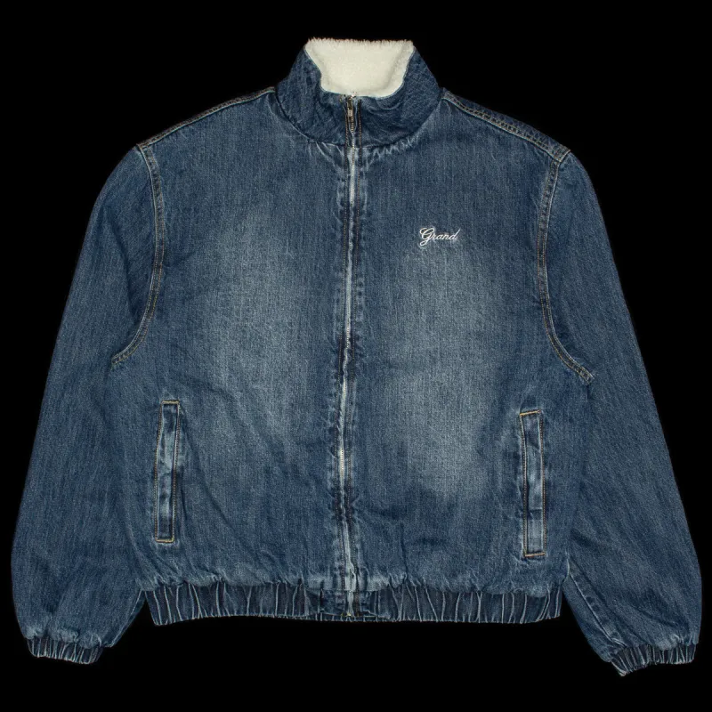 Sherpa Lined Denim Track Jacket sold by Premier