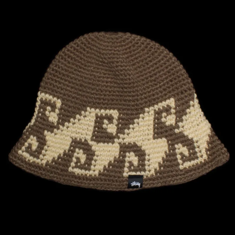 Waves Knit Bucket Hat sold by Premier