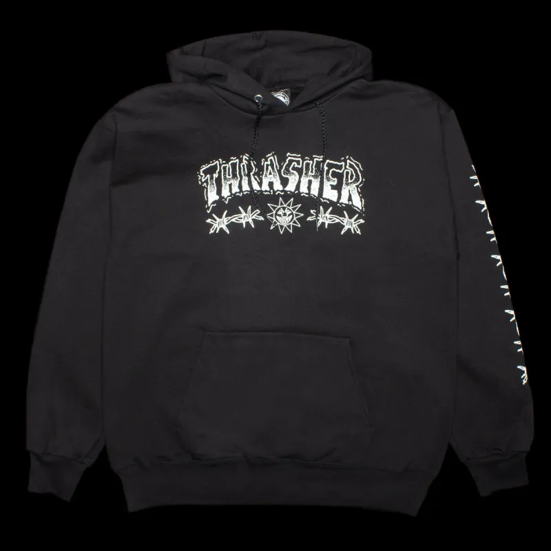 Barbed Wire Hoodie sold by Premier