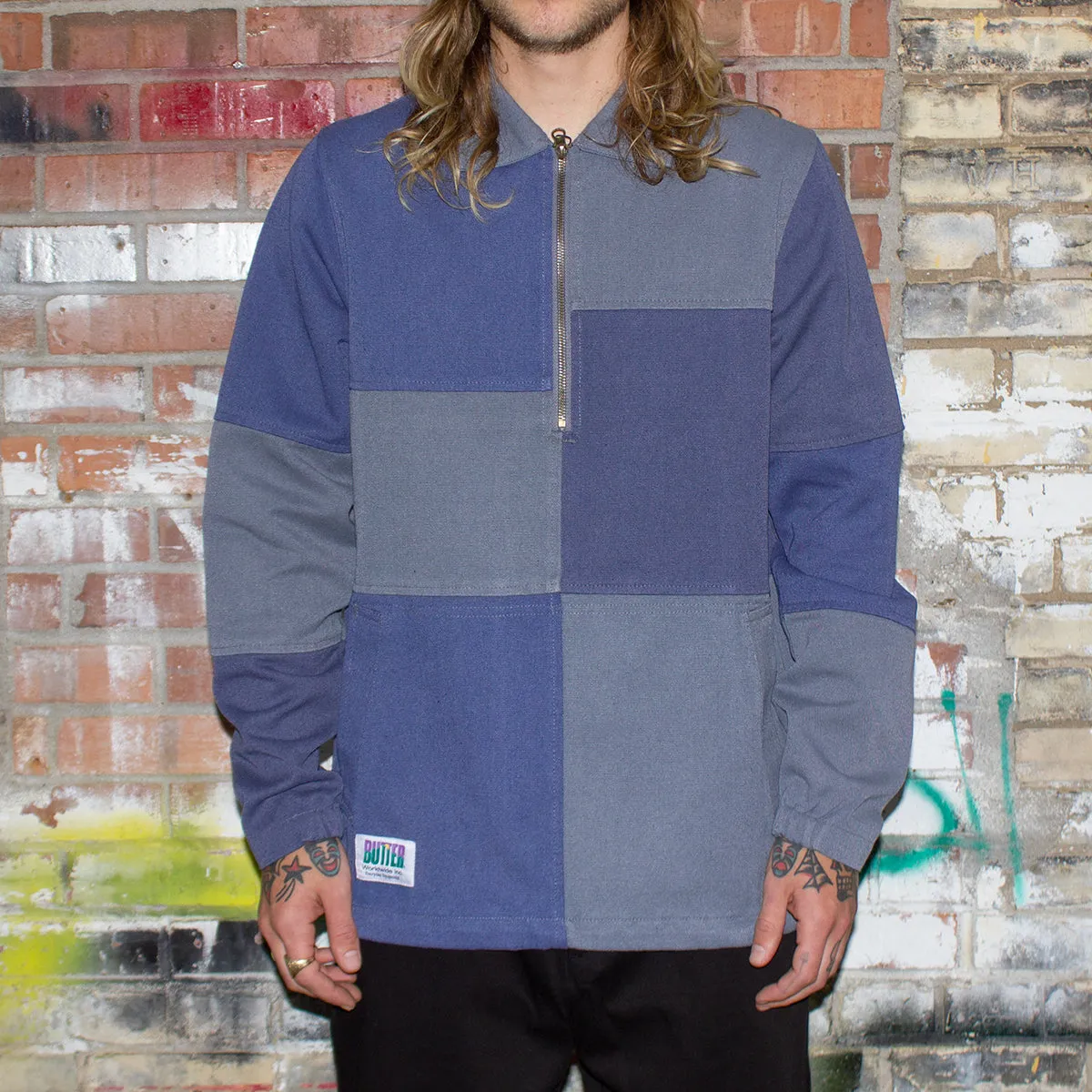 Washed Canvas Patchwork Jacket sold by Premier product image thumbnail 5