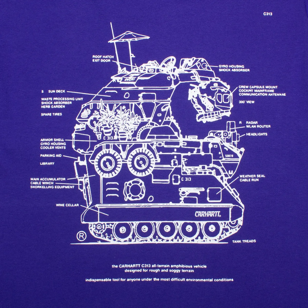 S/S Blueprint T-Shirt sold by Premier product image thumbnail 4