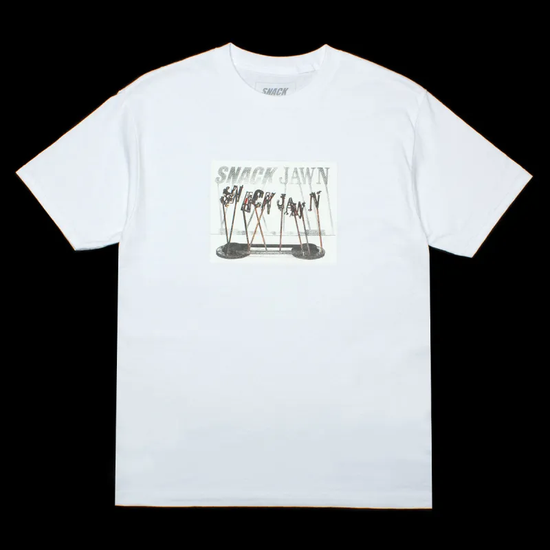 Snack x Skate Jawn Sculpture T-Shirt sold by Premier