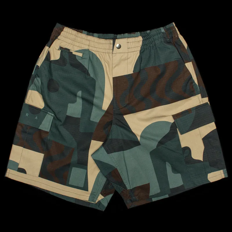 Distorted Camo Shorts sold by Premier