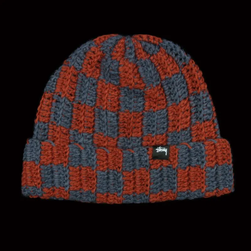 Crochet Checker Beanie sold by Premier