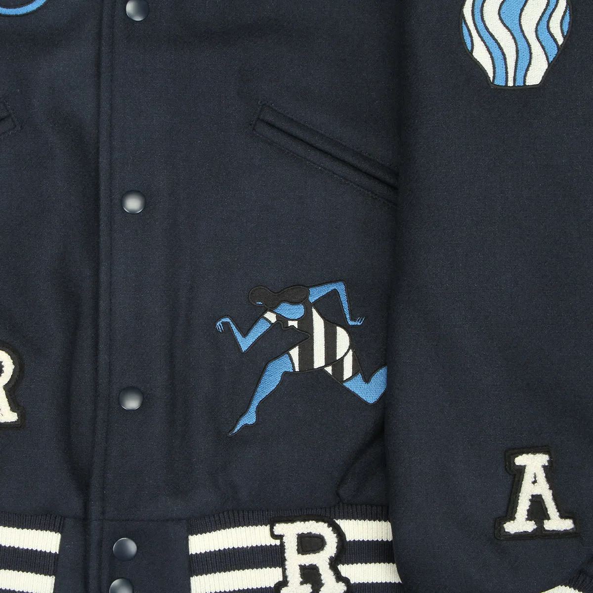 Run Sit & Bike Varsity Jacket sold by Premier product image thumbnail 3