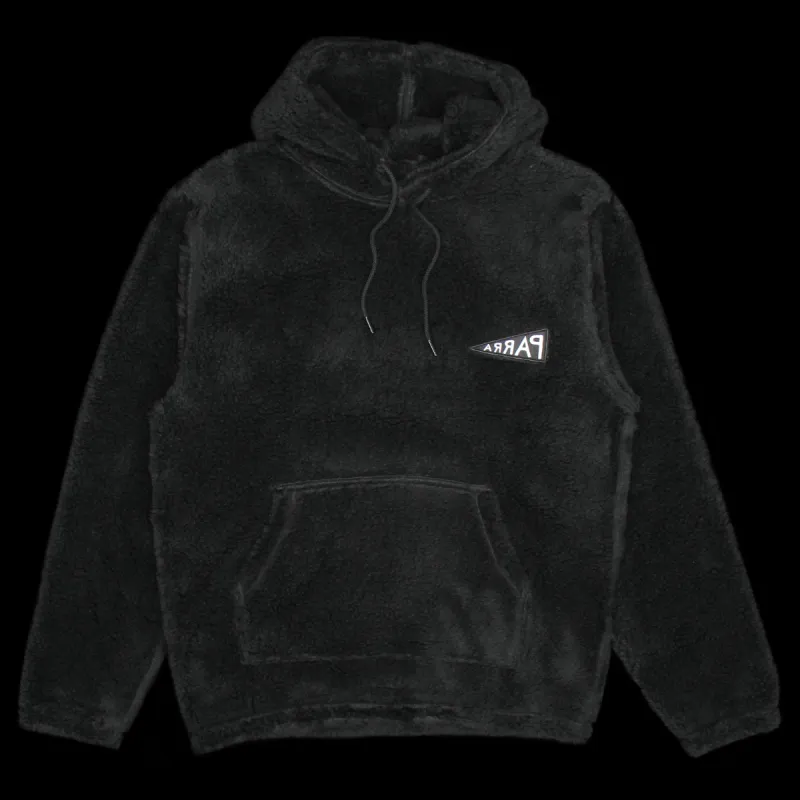 Mirrored Flag Logo Polar Fleece Hooded Pullover made by by Parra