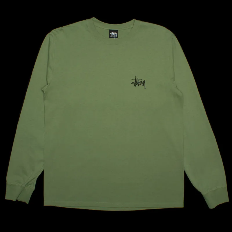 Basic Stussy Pigment Dyed L/S T-Shirt sold by Premier