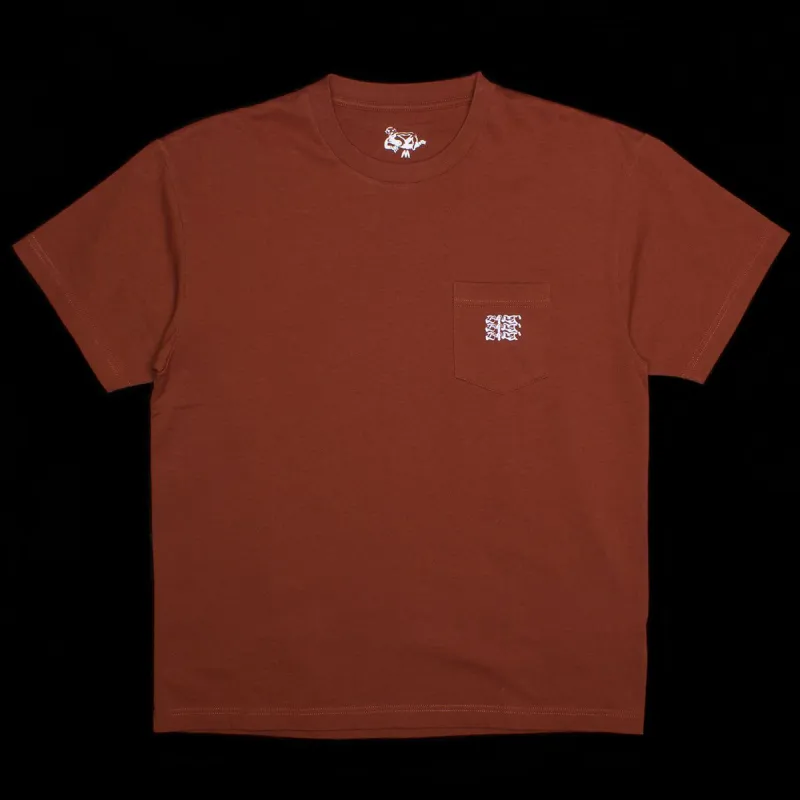 Embroidered Triple Logo Pocket T-Shirt made by Premier