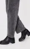 Black PU Round Toe Low Block Heeled Sock Boots sold by Pretty Little Thing