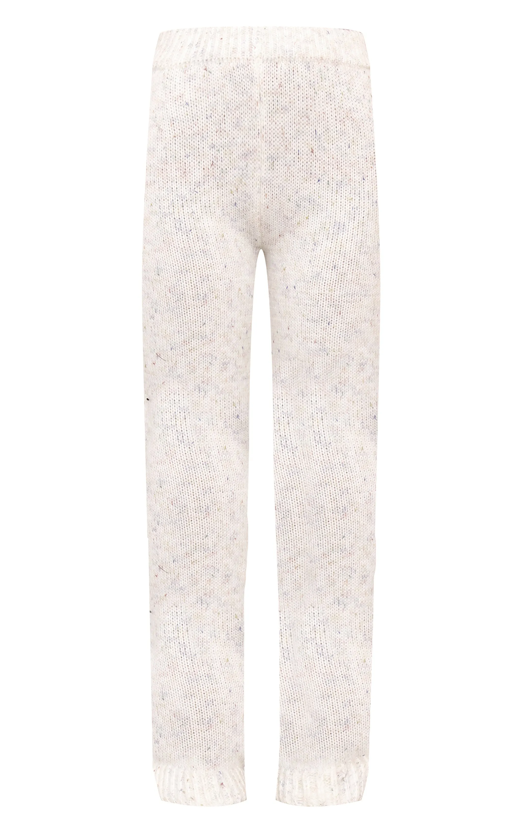 Cream Space Dye Knitted Wide Leg Trousers sold by Pretty Little Thing product image thumbnail 5