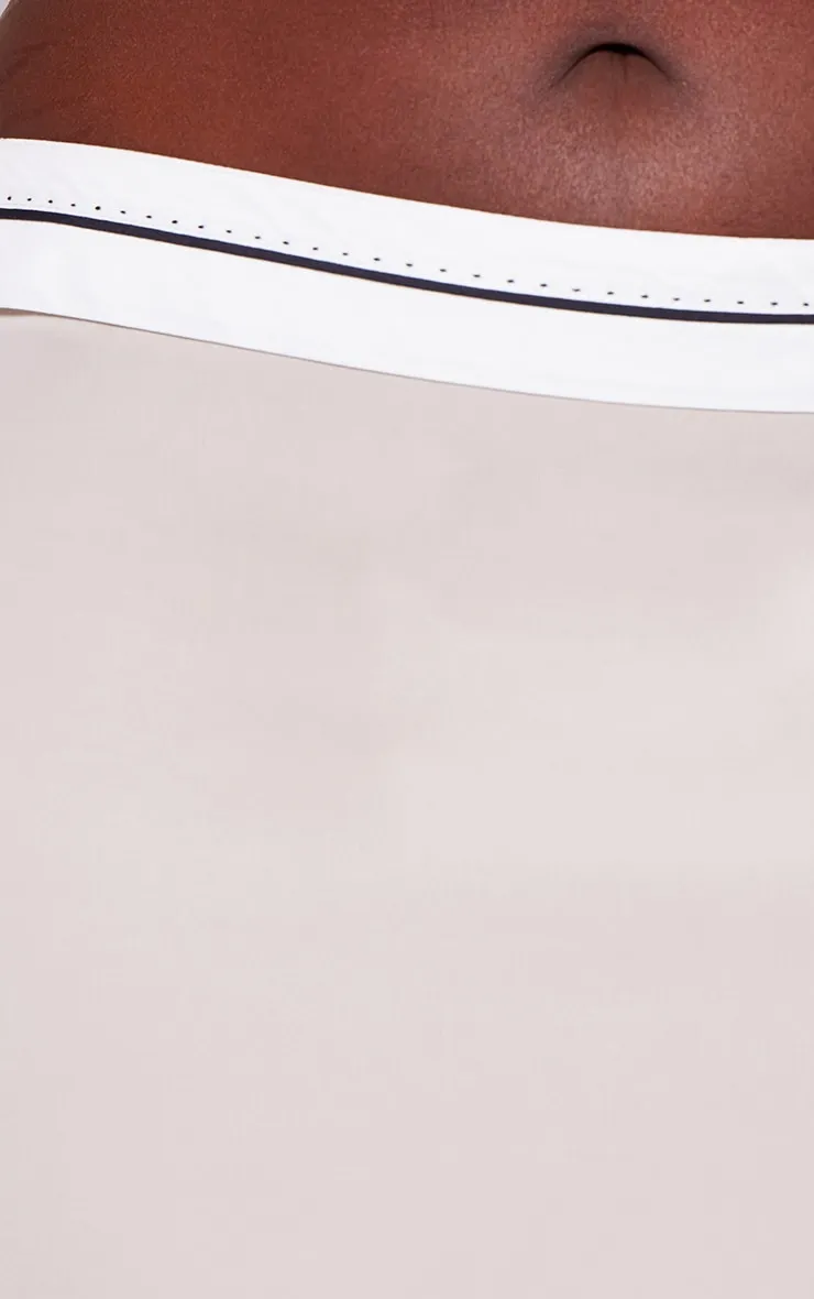 Plus Stone Contrast Foldover Panel Mini Skirt sold by Pretty Little Thing product image thumbnail 5