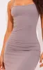 Petite Charcoal Contour Sculpt Strappy Maxi Dress sold by Pretty Little Thing