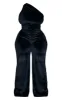 Plus Black Velvet One Shoulder Wide Leg Jumpsuit sold by Pretty Little Thing
